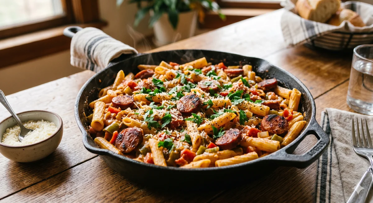 Cajun Sausage Pasta