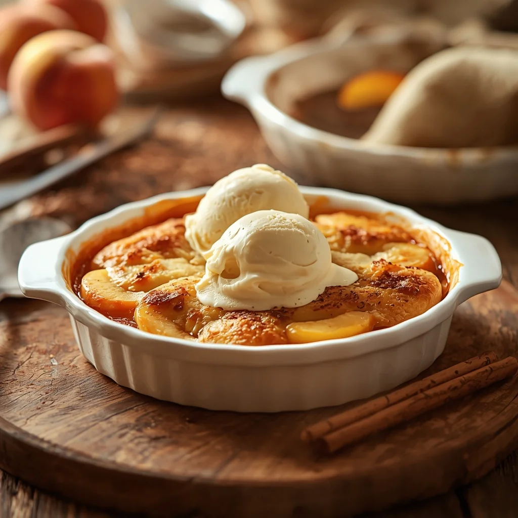 Easy Homemade Peach Cobbler Recipe